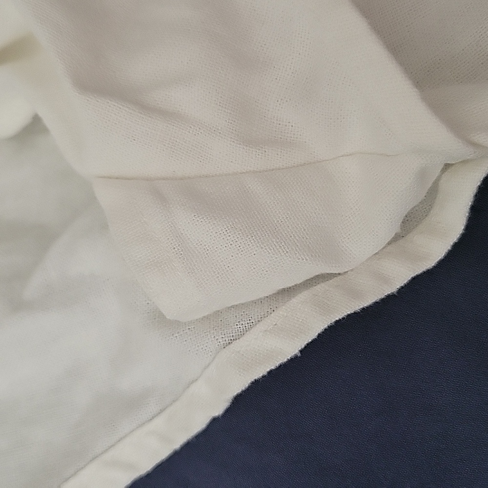 Universal Thread Womens Size Large Linen Blend White Dress - Picture 10 of 10